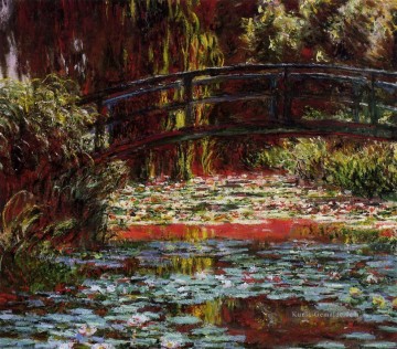 Claude Monet Werke - die Brücke über den Seerosenteich Claude Monet
